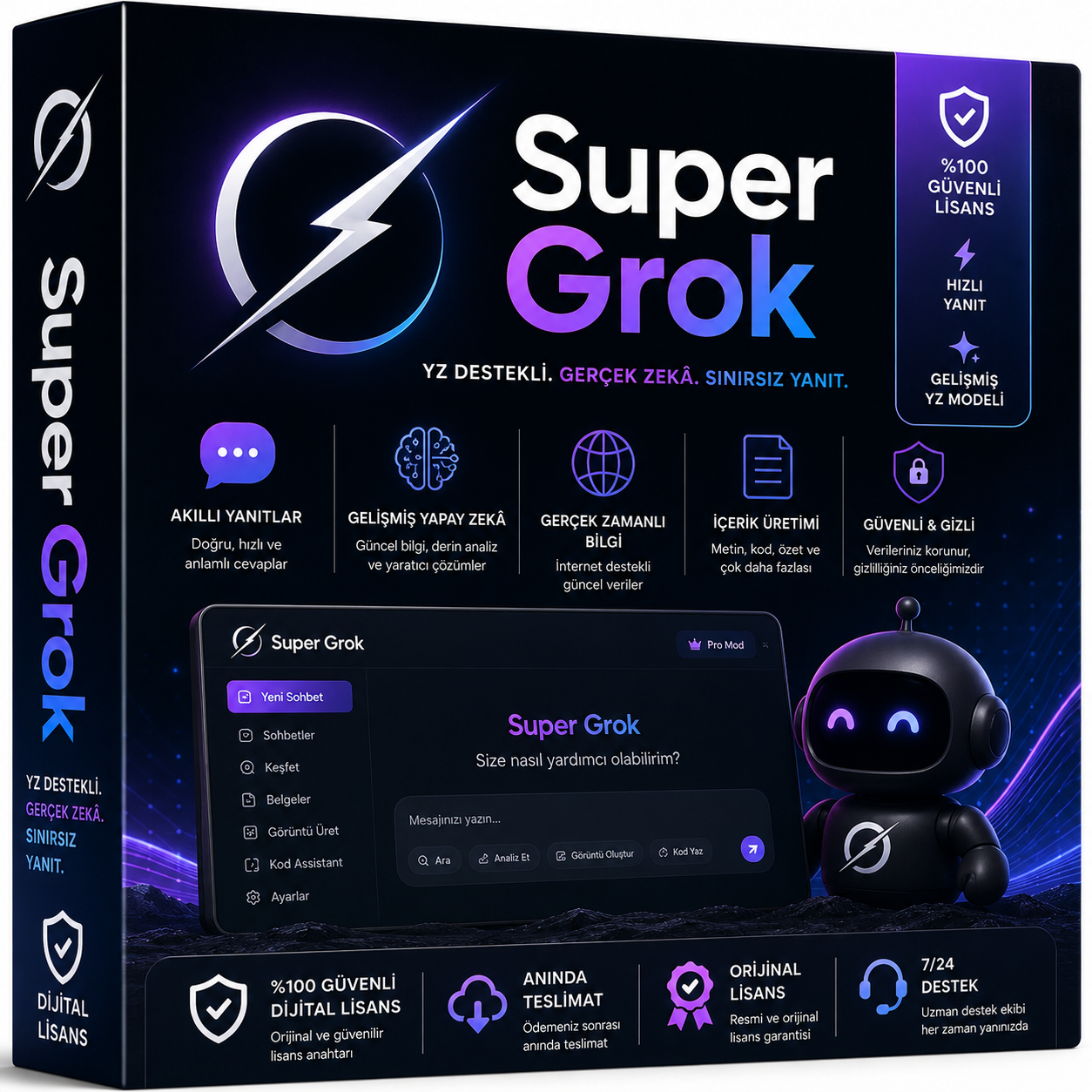 SuperGrokÜrünler SuperGrok - 1 Aylık - Görsel 1